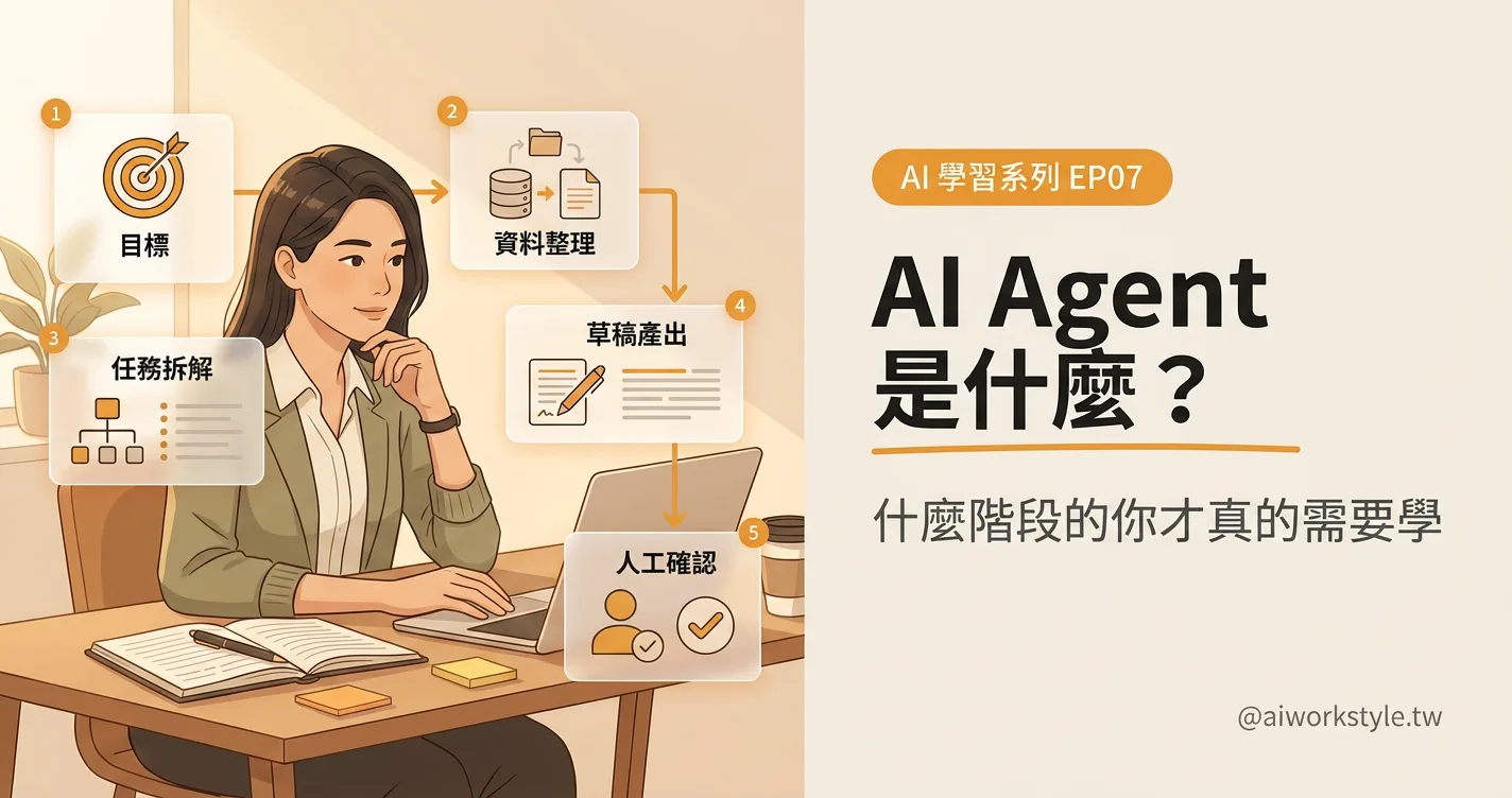 AI Agent 是什麼？什麼階段的你才真的需要學