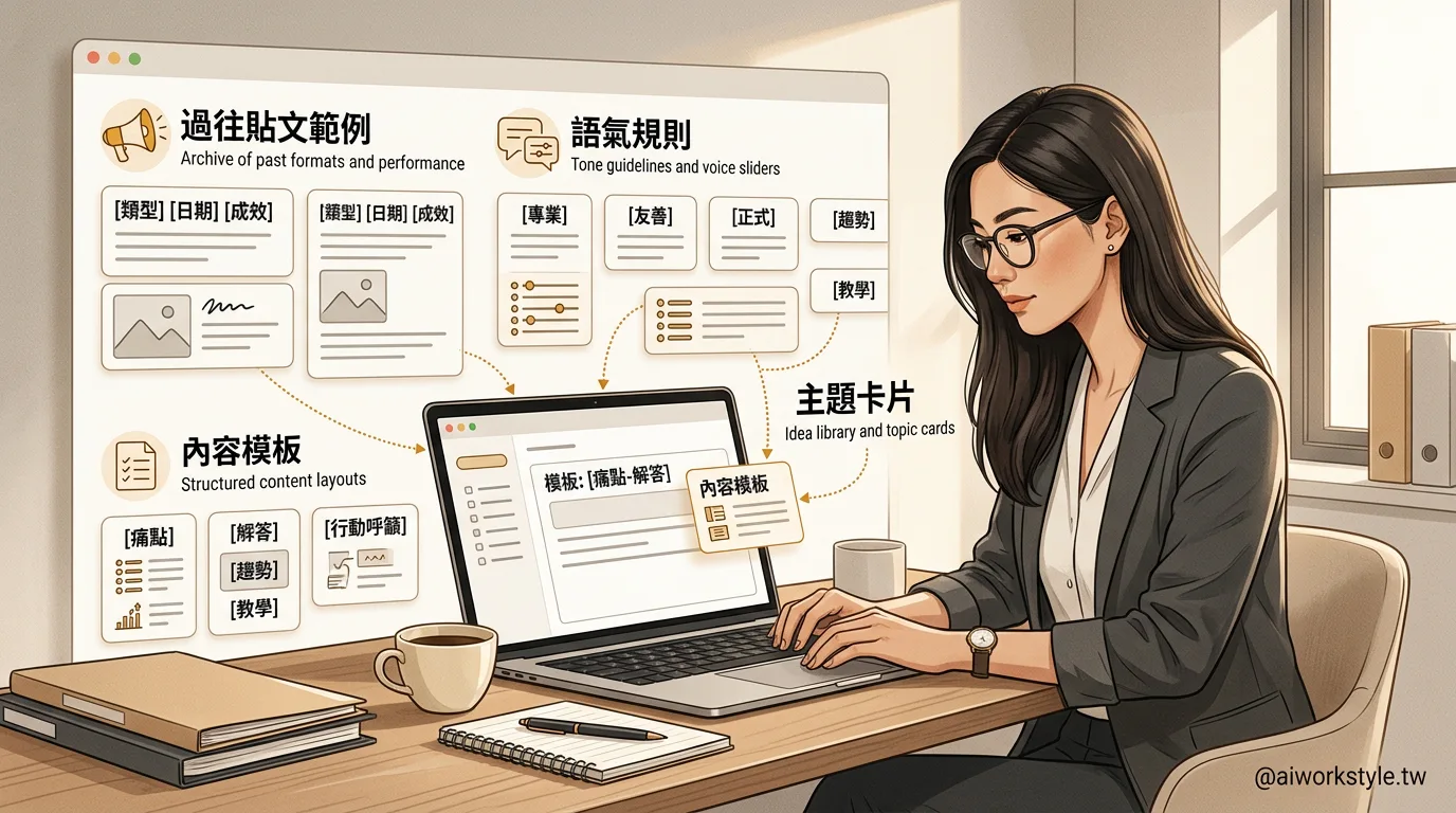 社群貼文知識庫應用情境